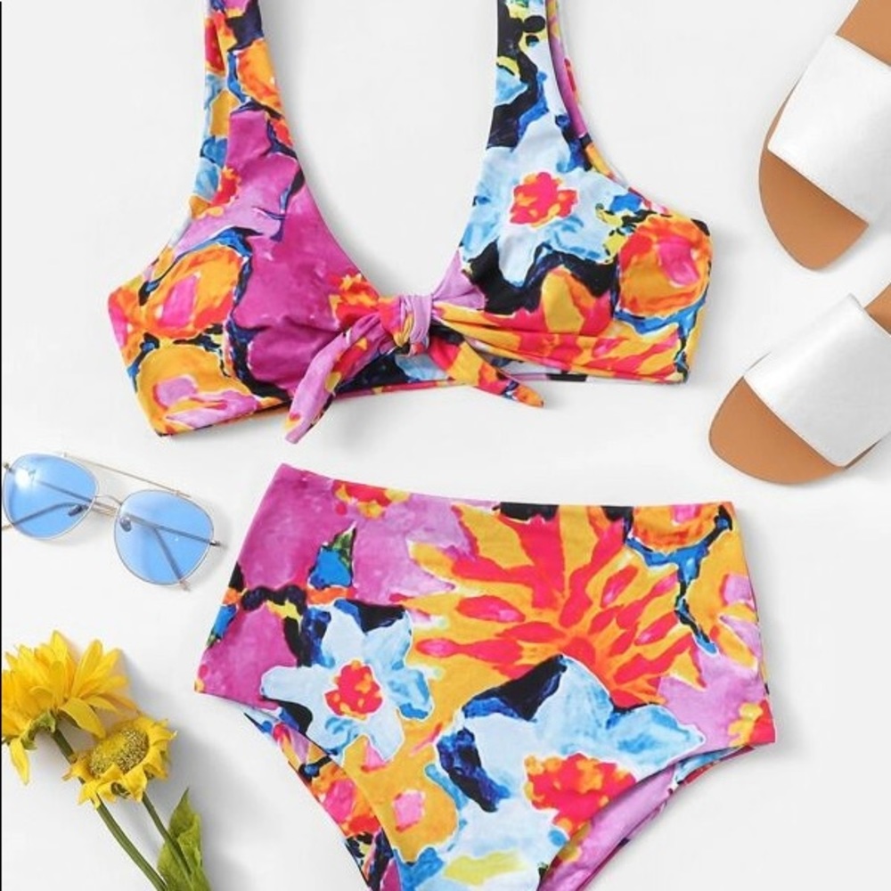 Shein 2-piece bikini high waisted Size S